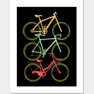 Cycling Lovers Bicycle Cranky Posters and Art